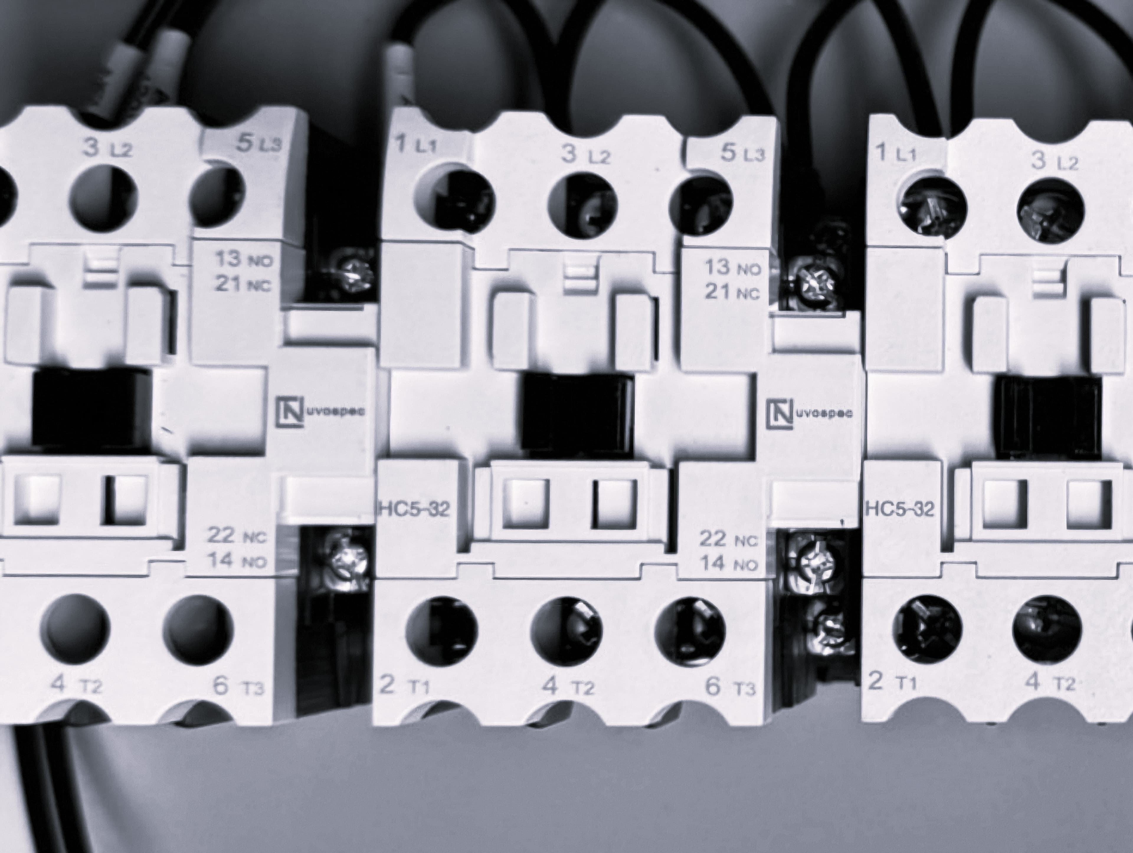 Nuvospec HC5-32 lighting contactors — pre-assembled and ready to install